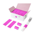 NATURALABEL Self-Adhesive Napkin Bands, Pack of 2,000, Hot Pink