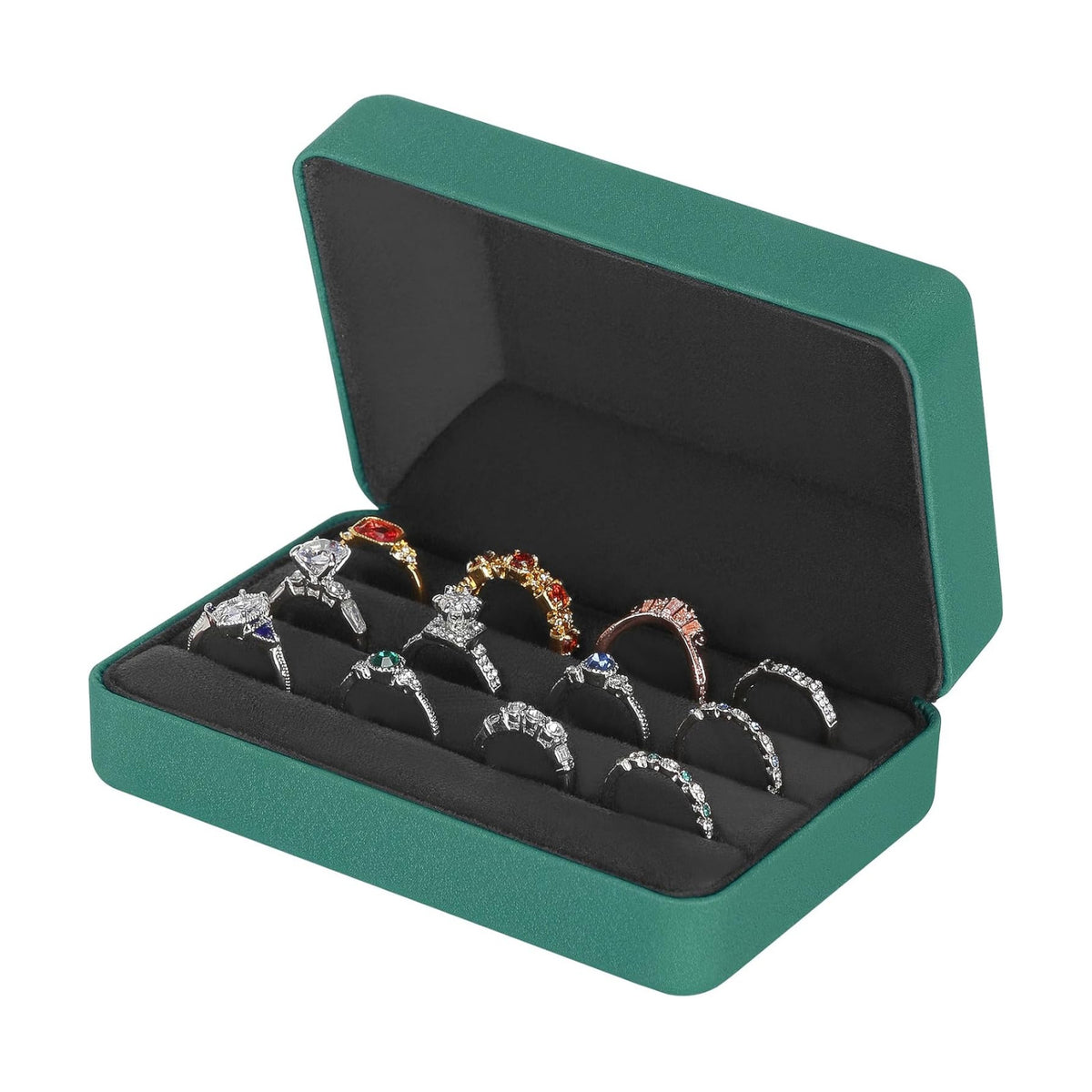 KUKUVR Velet Jewelry Jewelry Ring Storage Box