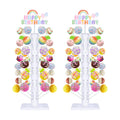 2 Pack Cake Pop Stand Display Wood Lollipop Tree Holder for Birthday