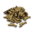 Confetti - Engraved Wood - Rustic Wooden Wedding Decor Party Table Scatter Decorations (Happy Anniversary)