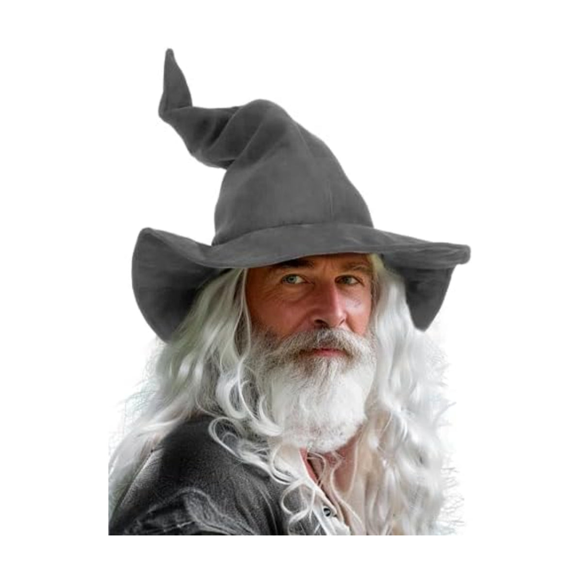 Ibeauti Wizard Hat for Adult Halloween Costume Witch Hat Cosplay Accessory