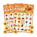 OHOME Thanksgiving Crafts for Kids | Thanksgiving Bingo Cards - 24 Players Thanksgiving Games - Thanksgiving Gifts Party Favors for Kids | Friendsgiving Activities Toys Party Supplies