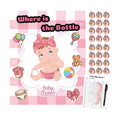 Pin The Pacifier on The Baby Game - Shower Games, Funny Activities, Party Supplies Favors for Adults, Girl, Boy