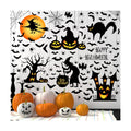Haull 6 Sheet Watercolor Halloween Wall Stickers Halloween Wall Decals