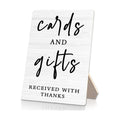 Cards And Gifts Wedding Sign, 5x7inch - Ceremony & Reception Gift Table Decor