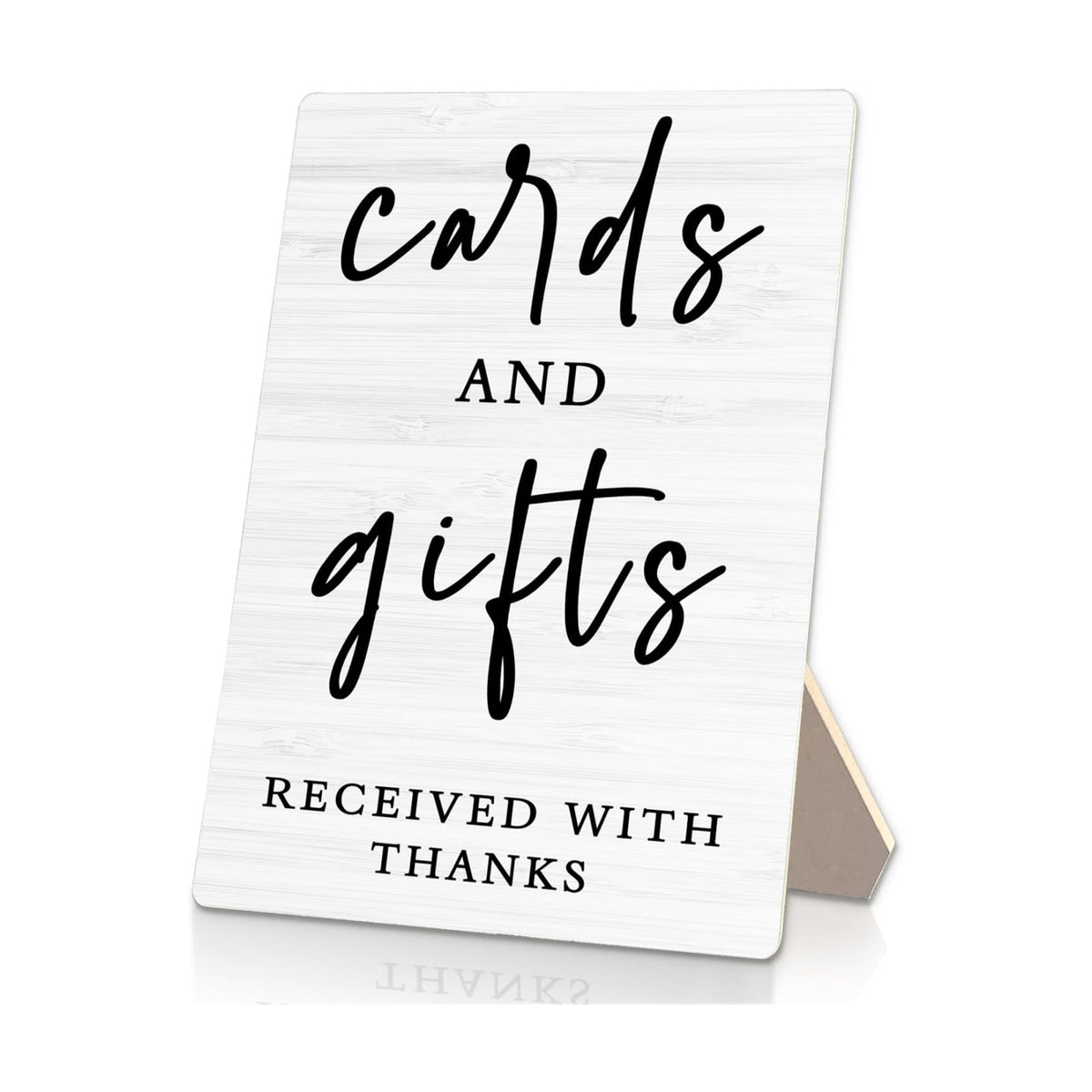 Cards And Gifts Wedding Sign, 5x7inch - Ceremony & Reception Gift Table Decor