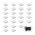 25 Pcs Acrylic Place Card Holder, Card Display Stand Table Number Holders for Table Wedding Menu Office Meeting