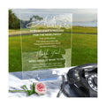 Acrylic Audio Guest Book Sign for Wedding, 8x10 Clear Audio Guestbook Sign with Acrylic Holder Stand, Elegant Audio Phone Guest Book Station Sign for Wedding Reception Table Decor