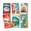 BGTCARDS Christmas Money Cards, 24 Pack with Kraft Envelopes & Stickers