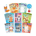 Winter Stickers for Kids Toddlers, Make Your Own Winter Animal Stickers