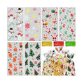 Twavang 120 Pcs Christmas Cellophane Treat Bags