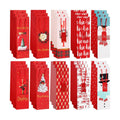 Cholemy 30 Christmas Wine Bottle Gift Bags Christmas Wine Bags, Classic