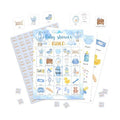 Baby Shower Bingo Game, Moon and Stars Bingo Cards Set, Pink Gender Reveal Party Bingo Supplies for Adults, Family Friends Activities Favors Decorations for 24 Player, 02