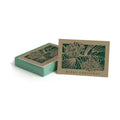 Canopy Street Masterpiece Laser Cut Pine Cone Christmas Cards / 10 Winter Holiday Cards With Coordinating Envelopes / 5" x 7" Boxed Evergreen Greeting Cards With Inside Verse