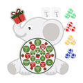HyDren Valentine's Day Party Games 28x26 White Elephant Gift Exchange Games, White Elephant Dart Board with 12 Sticky Balls, School Classroom Family Activity for Teacher Students Friends Guests