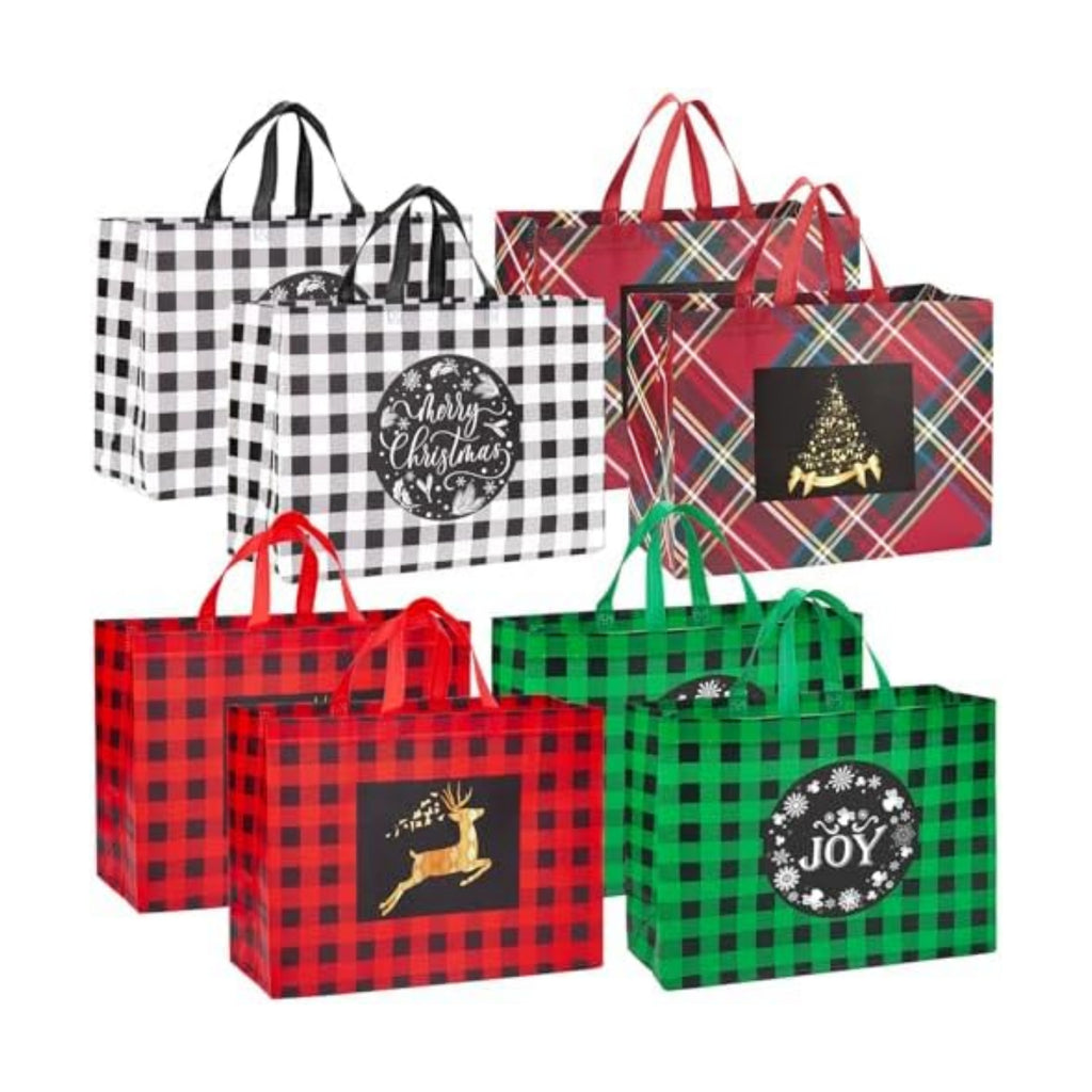 Heetobcos 16 Pack 17" Extra Large Christmas Gift Bags with Handle