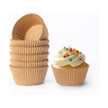 Mini Muffin Liners,500 pcs Natural Mini Cupcake Liners for Baking