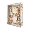 Large Shadow Box Frame 18x24 Display Case, White Wedding Bouquet Memory Box