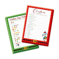 COCHIE 30 Players Christmas Party Games for Adults Family Office Large Groups, Xmas Parties Songs Pictionary Game, Riddle Game, Word Scramble Games with Answer Key (Santa & Penguin)