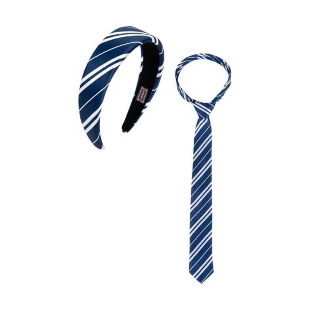 Halloween Wizard Costume Accessories Adult Headband Tie Blue