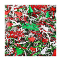 Jansun Christmas Crinkle Cut Paper Shred, 4oz Metallic Red Green White