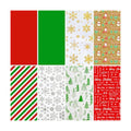 AORZIT Christmas Tissue Paper 80 Sheets - Snowflake Snowman Pattern 14x20 Inch, Gift Bags & Boxes Wrapping Packaging, DIY Arts Crafts