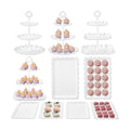 Kootek 10pcs Cupcake Stand Dessert Table Display Set Serving Tray for Party