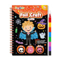 FUNNYB&G Halloween Foil Art Craft Kit for Kids, Halloween Toy Gift for Kids