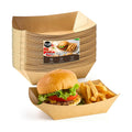 ZORRITA 50 Pack 4 LB Large Paper Food Trays