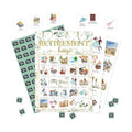 Retirement Bingo Game, Greenery Bingo Cards Set, Retirement Party Bingo Supplies for Adults, Family Friend Office Activities Favors Decorations for 24 Player, 01