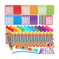 Crtiin 148 Pack Bingo Cards Dot Daubers Set 4.72 x 5.12" Kids Game