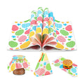 Marspark 100 Sheet Easter Wax Paper Easter Egg for Food 11.4 x 11 Inch