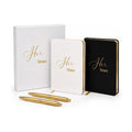 Hers and Hers Vow Books - Lesbian Wedding Day Must Haves, Vows Notebook Set - LGBTQ Hardcover Couple Keepsake Booklets - Engagement Shower Gifts for Women