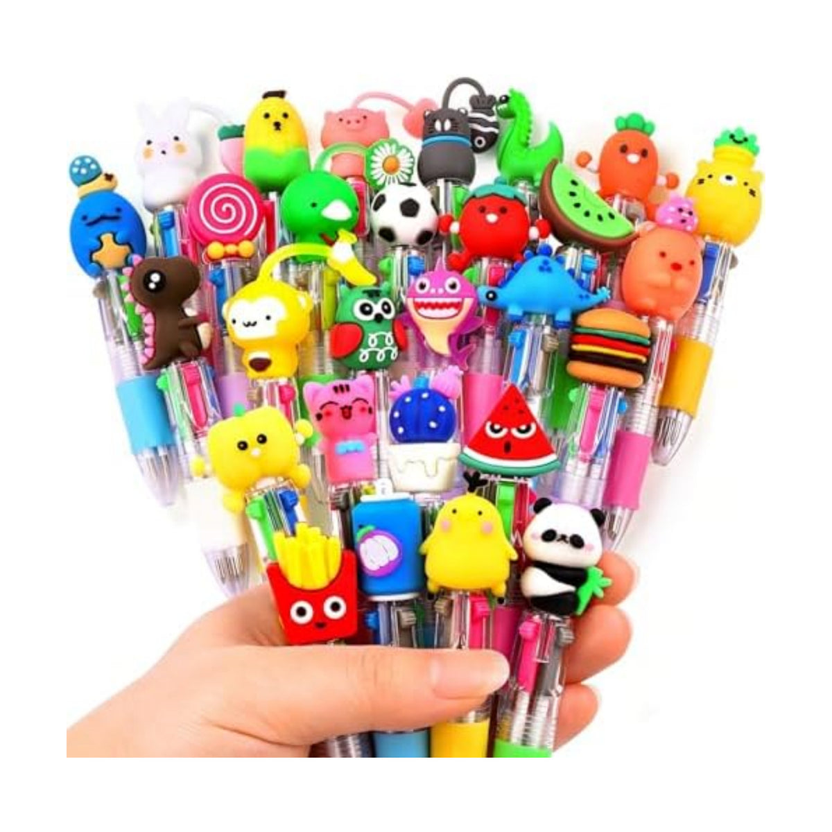 28PCS Fun Pens Cute Multicolor Pens 4-in-1 for Party Favors Gifts Kids
