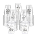 Funnymoom 60 Pack 12 oz Wedding Plastic Cups Bulk