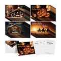 Eersida 100 Pcs Christian Christmas Cards Envelopes, Classic Style