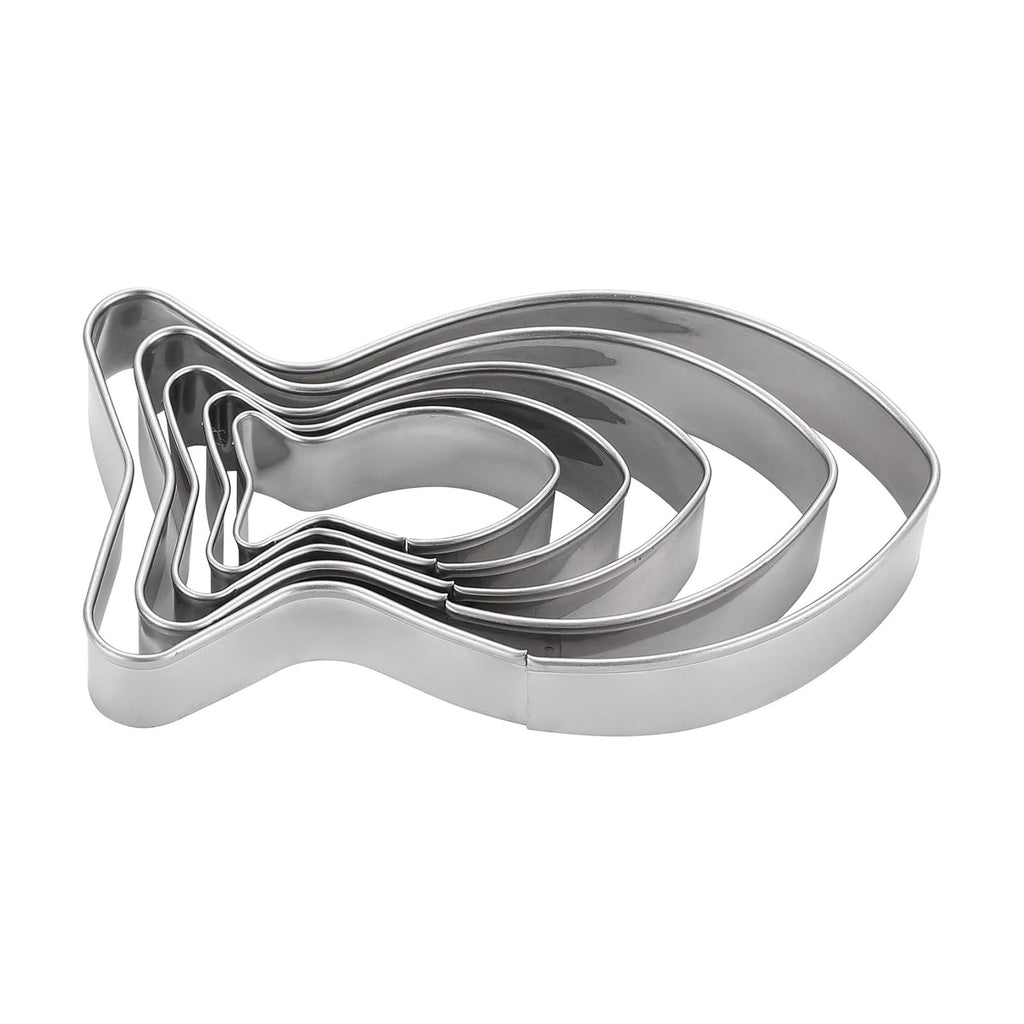 MrCookie Goldfish/Fish Cookie Cutters,Thickened Stainless Steel.