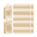 Fuutreo 100 Pack Wedding Gift Bags Bulk for Guests, Vintage Lace