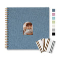 Vienrose Scrapbook Album,40 Pages,10x10 Inch,Dark Blue