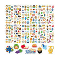 UPINS 240 Pcs Passover Stickers for Kids Foam 3D Puffy Pesach Kosher