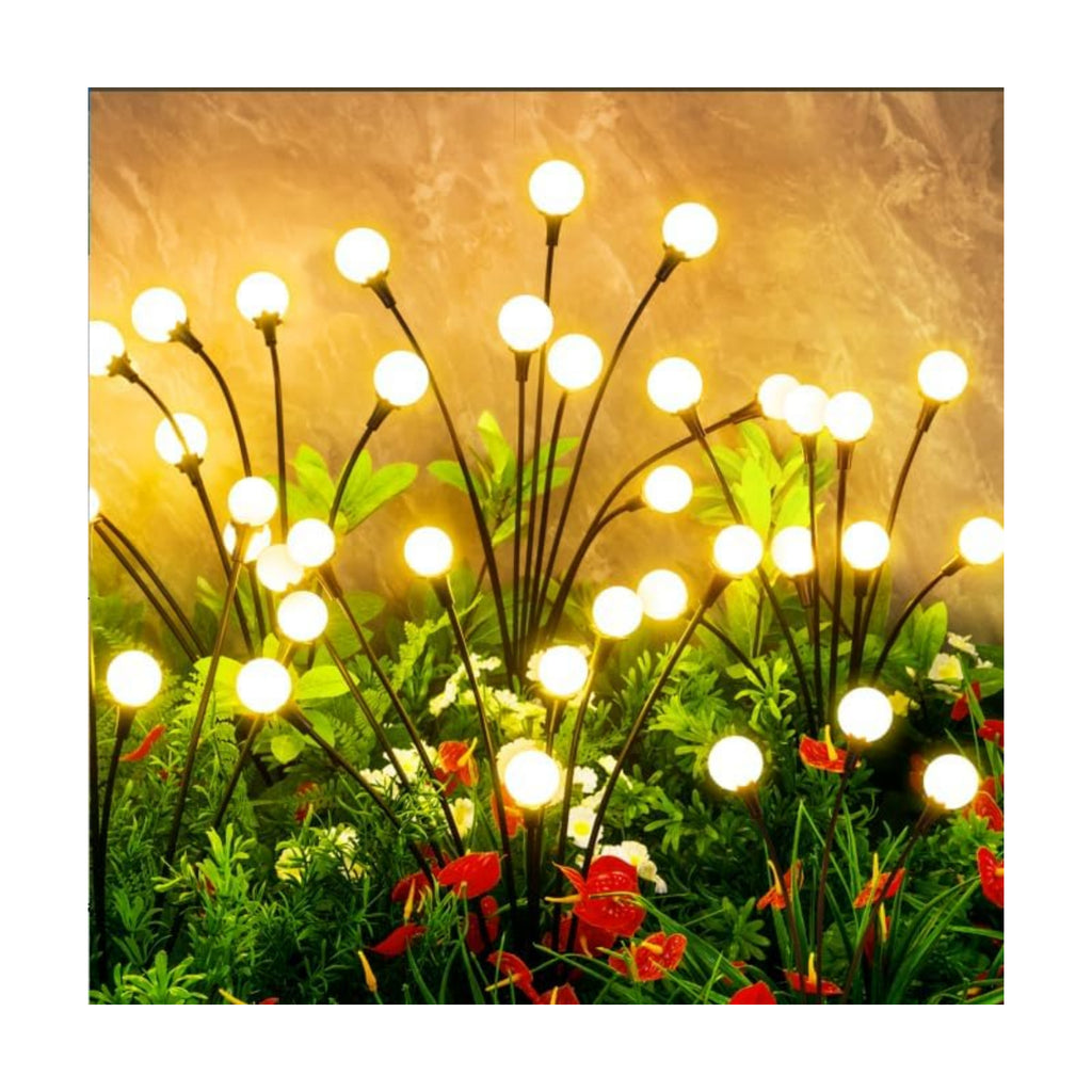 Solar Lights Outdoor Waterproof, 10 Packs 80LED, Solar Garden, Patio, Garden Decor, Patio Decor, Firefly Outdoor, Unique Gifts for Women, Gifts for Grandma