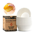 Bake Choice 200pcs Standard Cupcake Liners for Baking, White Muffin Liners