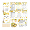 Funnymoom 426 Pcs Bee Baby Shower Games Set, 8 Games Bingo Scramble