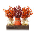 Fall Thanksgiving Table Centerpiece, Farmhouse Table Kitchen Decor for Home