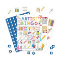 Artist Bingo Game, Painting Party Bingo Cards Set, Art Themed Birthday Games Party Bingo Supplies for Paint Lovers, Adults Family Friends Holiday Activities Favors Decorations for 24 Player, 01