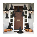 Luces 24 PCS Witches Hats Halloween Decor, Thick Hanging Witch Front Porch