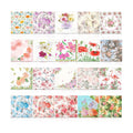 Crtiin 20 Pack Decoupage Napkins Floral Cocktail Decorative Paper Napkins
