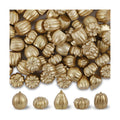 winemana 80Pcs Mini Pumpkins for Crafts, Fall Decorations for Home, Gold