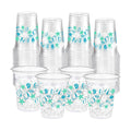 Funnymoom 60 Pack Seashell Beach Plastic Cups 12 oz Summer Beach Starfish Disposable Clear Beverage Drinking Cups for Sea Ocean Pool Birthday Bridal Wedding Baby Shower Party Decoration Supplies