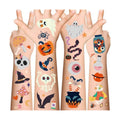 190 PCS Halloween Tattoos for Kids - Halloween Party Favors - Halloween Games Treats Toys Gifts Crafts Party Favors Supplies [Halloween Makeup]